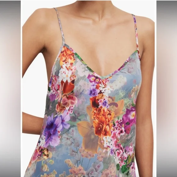 All Saints Bryony Lucia Dress Peace Pink Size 6 NWT - Picture 3 of 3